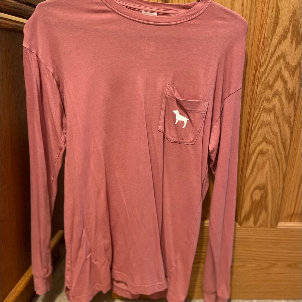 VS PINK long sleeve maroon/pink color!